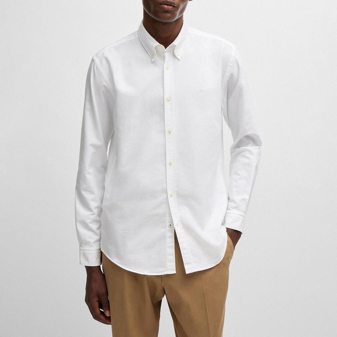 White Roan Poplin Cotton Shirt main product photo