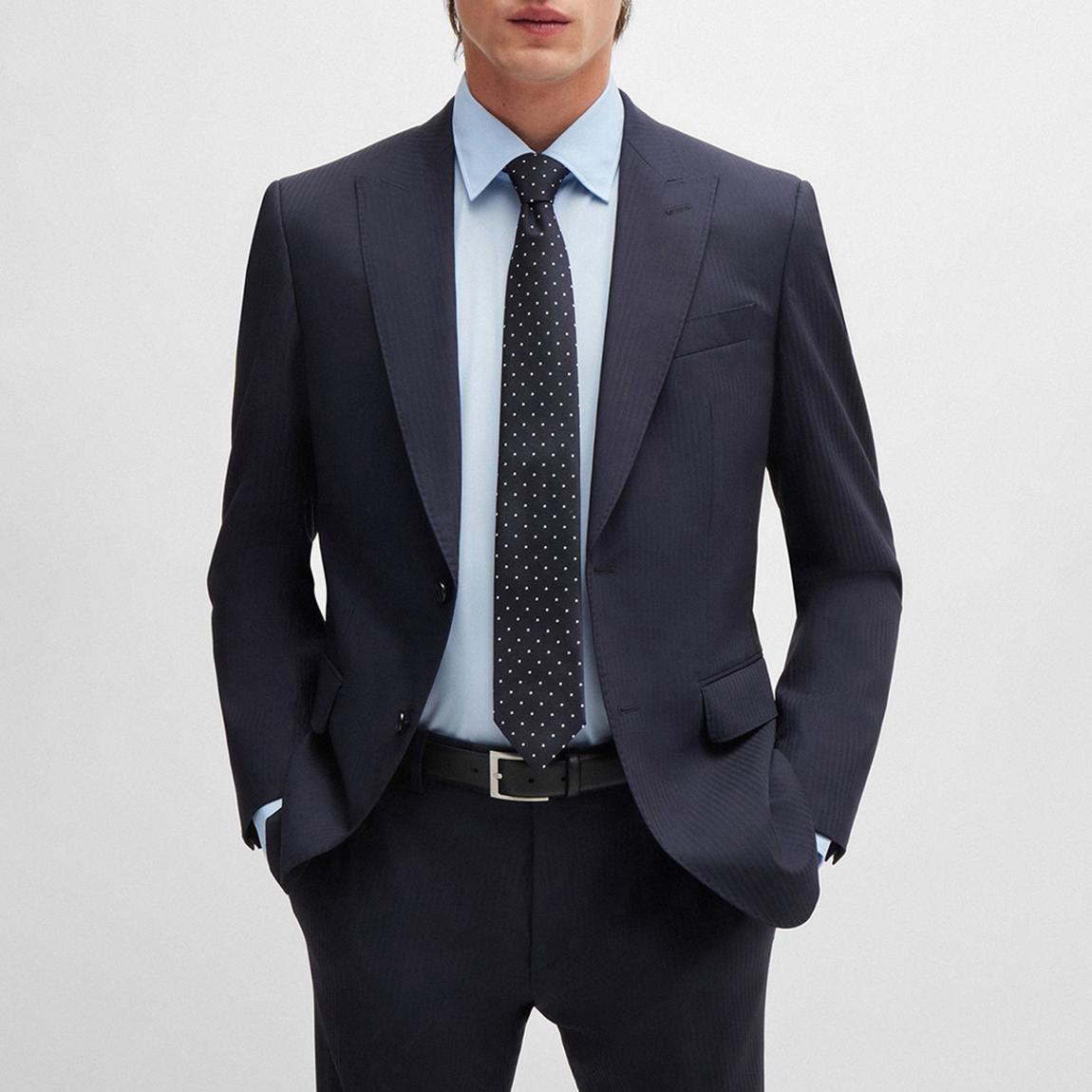 Navy Silk Blend Tie main product photo