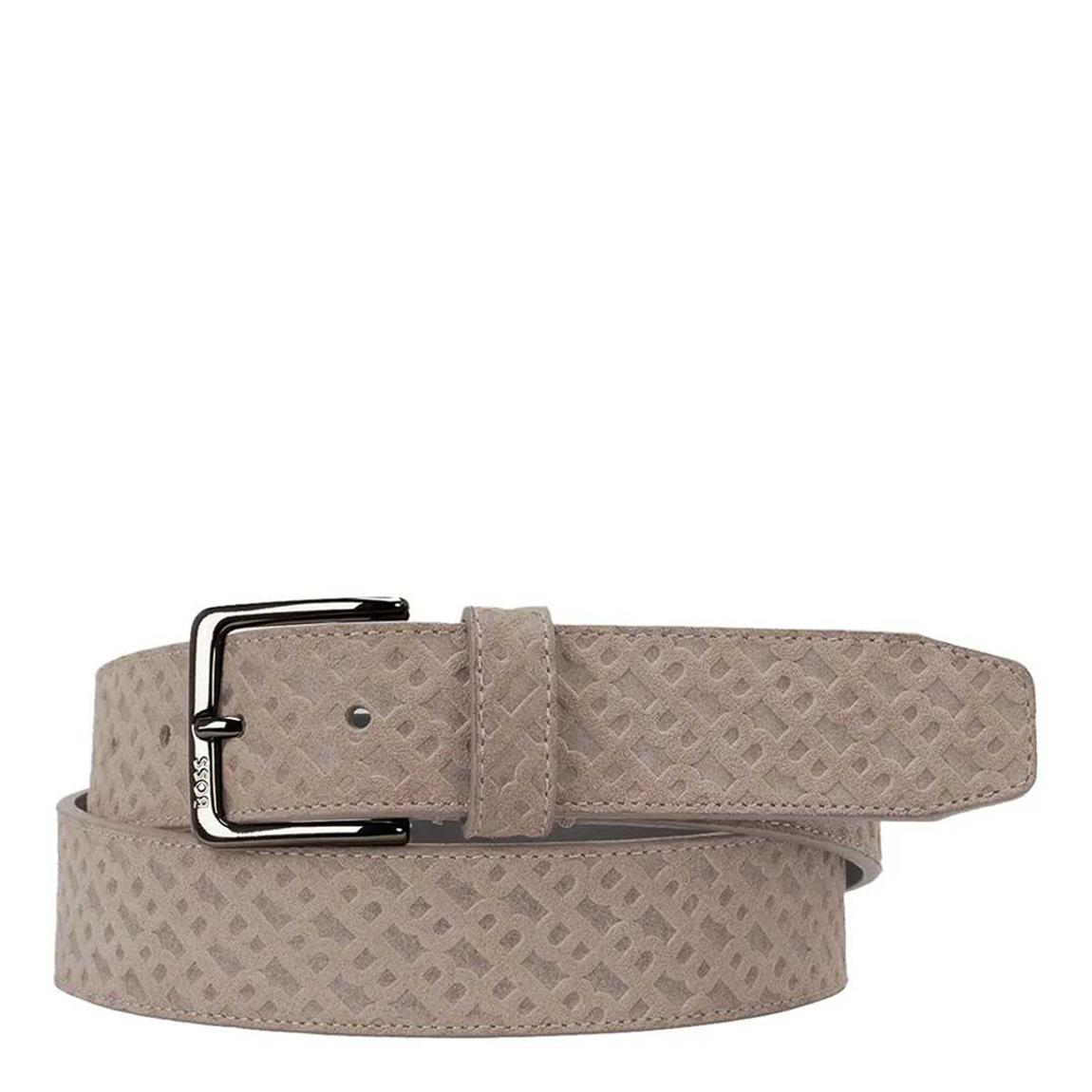 Beige Ronnie Leather Belt main product photo