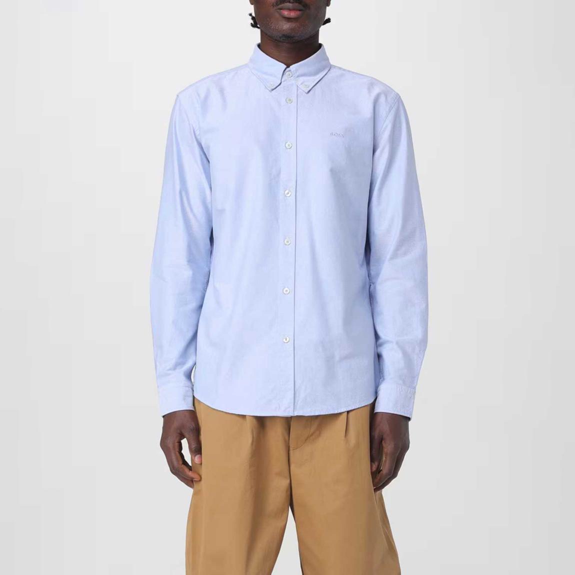 Blue Roan Poplin Cotton Shirt main product photo
