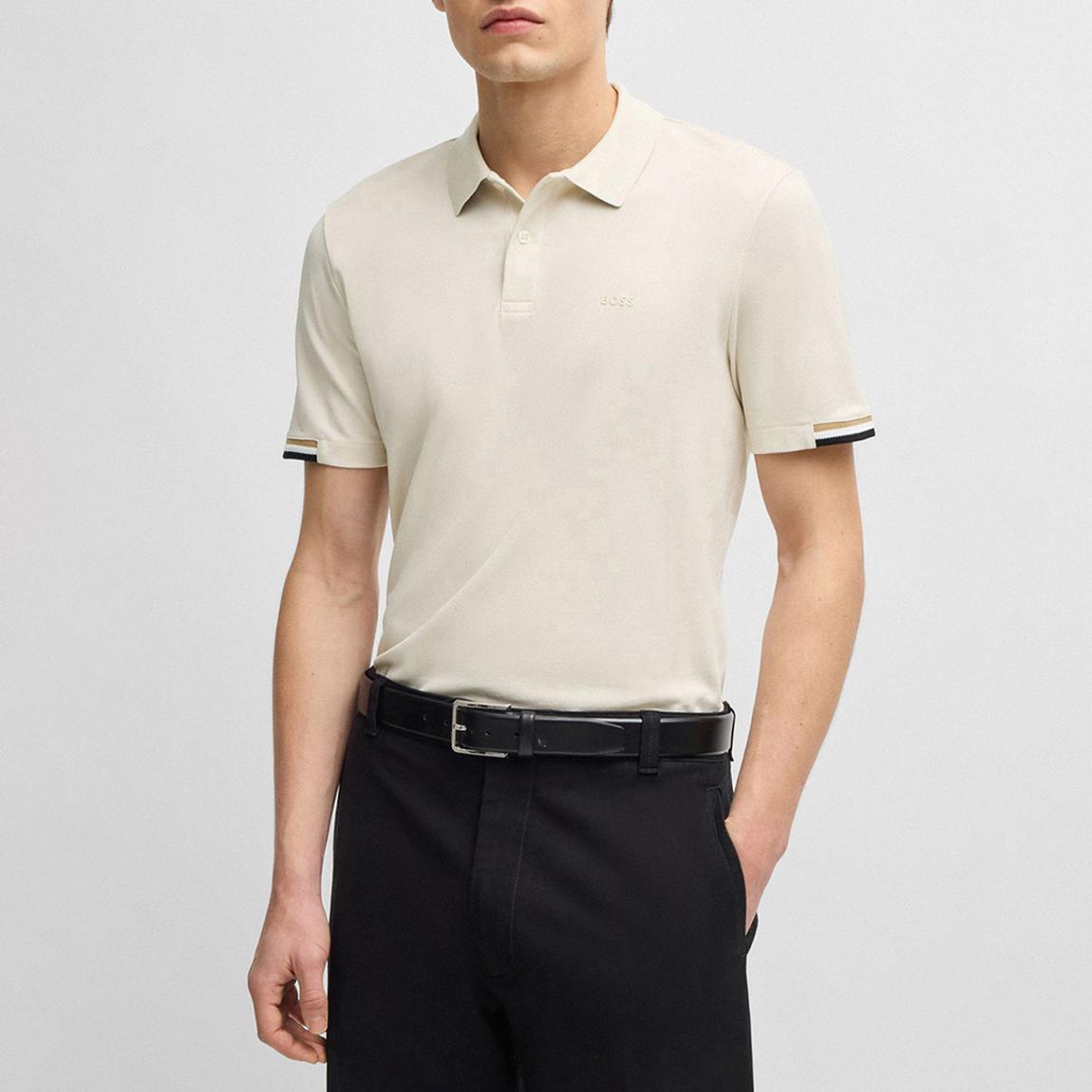 White Parlay Polo T-shirt main product photo