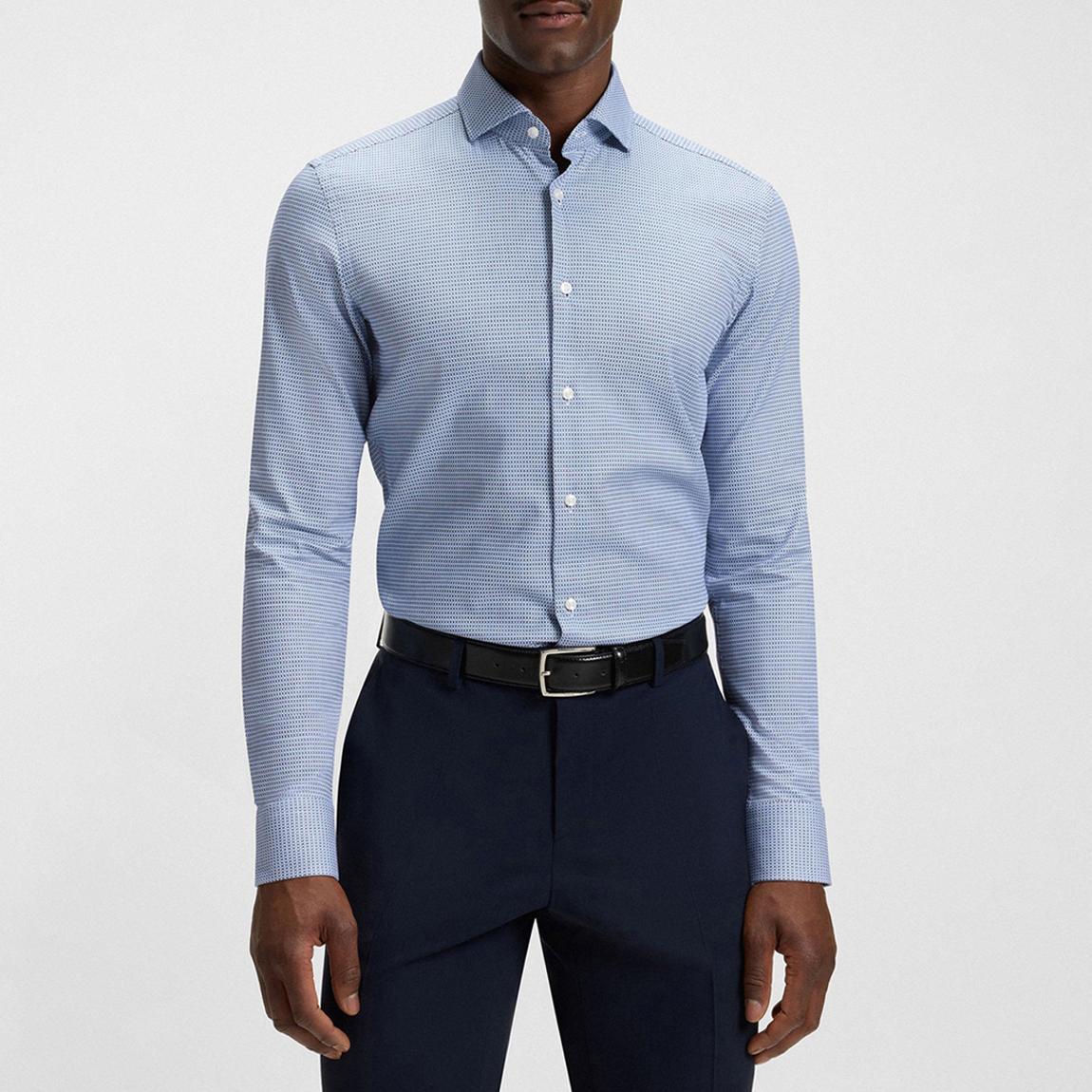 Blue Hank Poplin Shirt main product photo