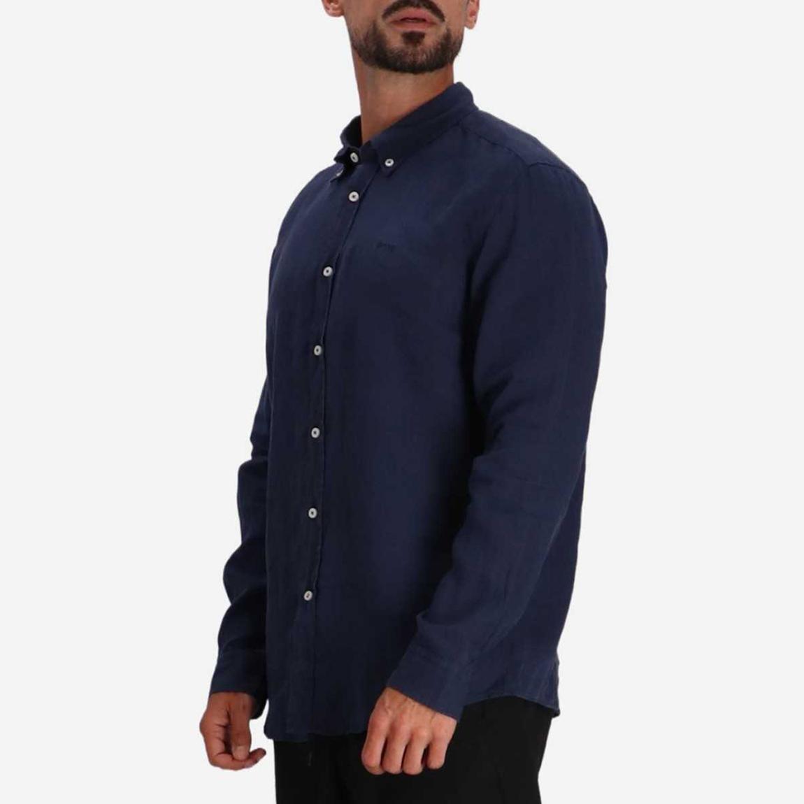 Blue Roan Poplin Cotton Shirt main product photo