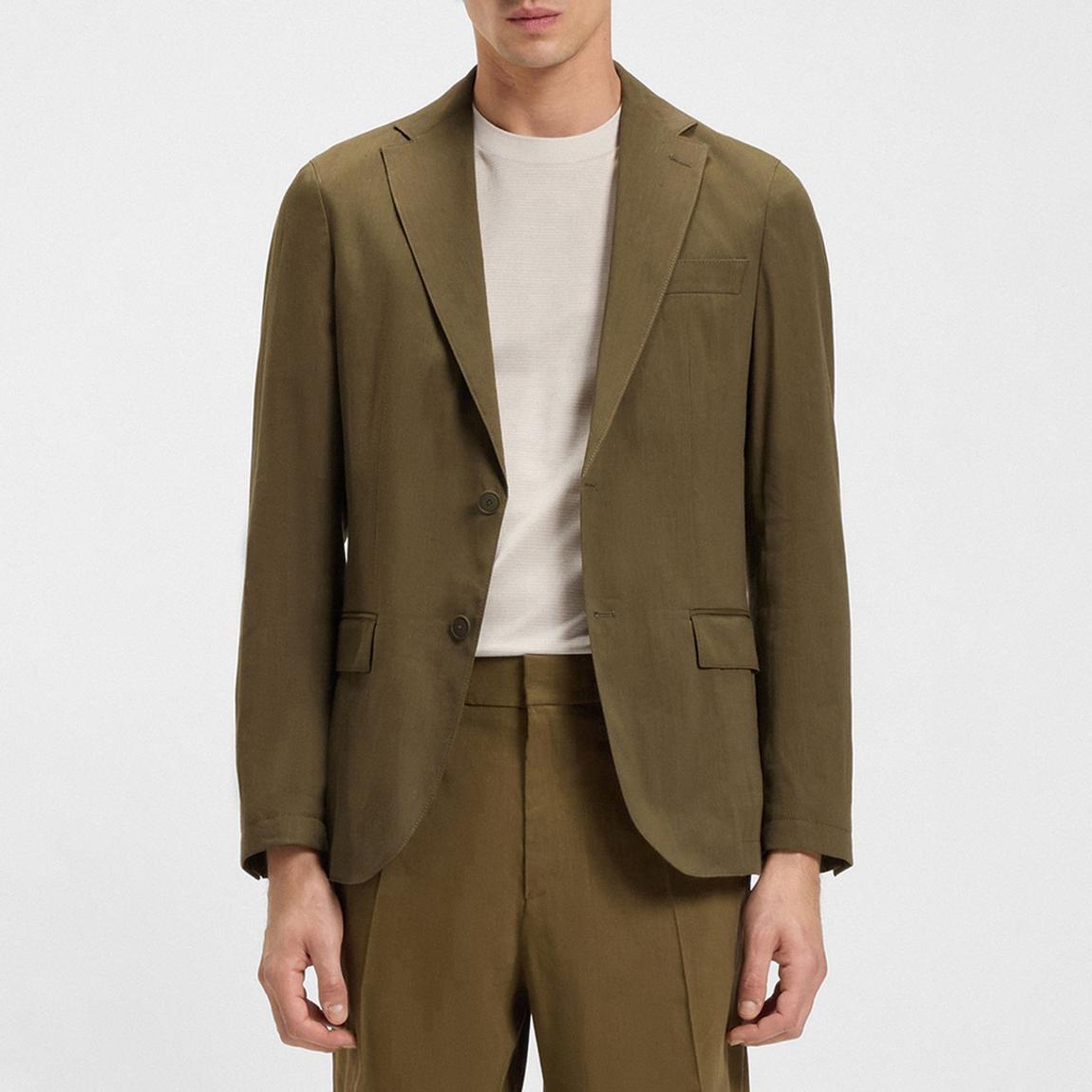 Khaki Linen Blend Hanry Blazer main product photo