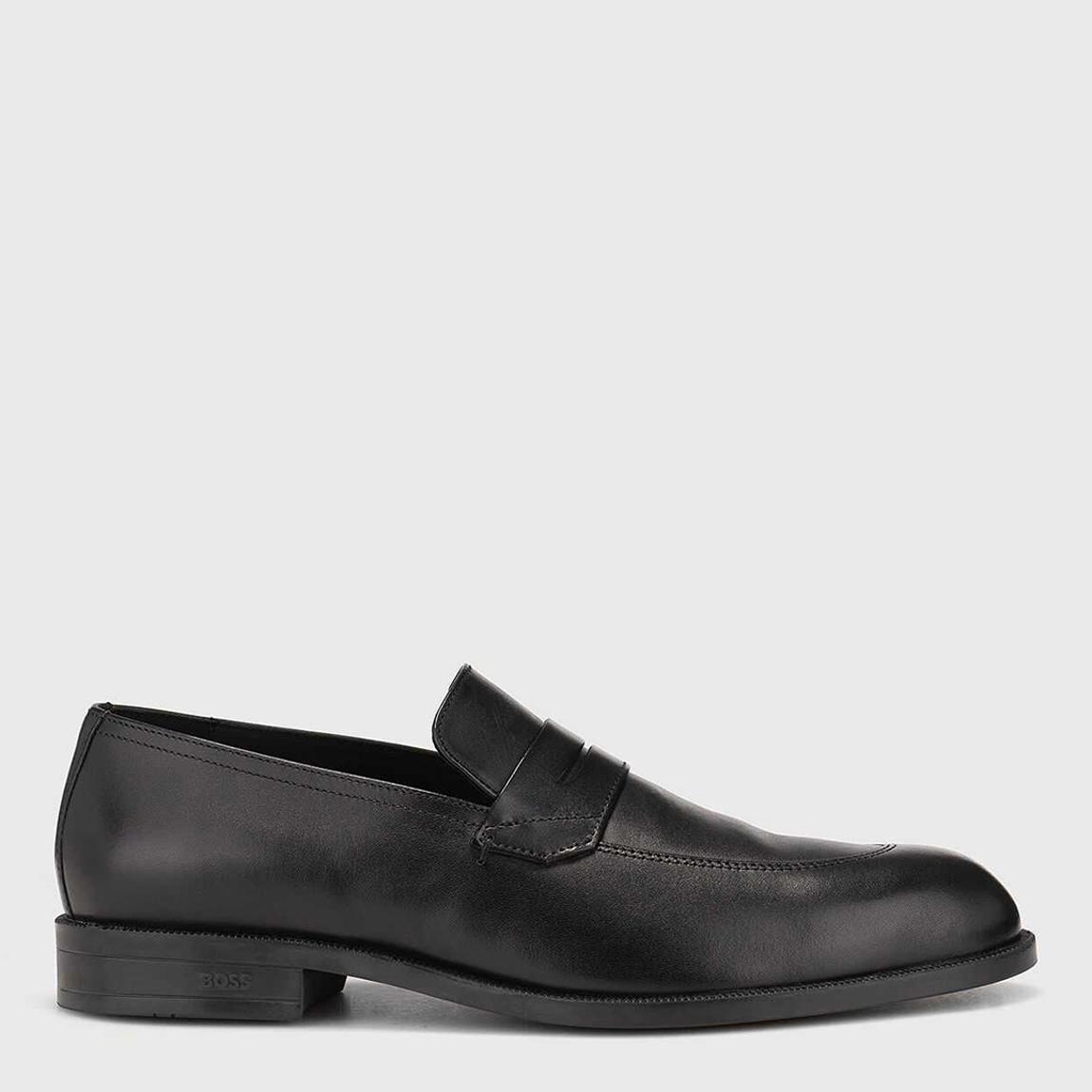 Black Leather Tayil Loafers main product photo