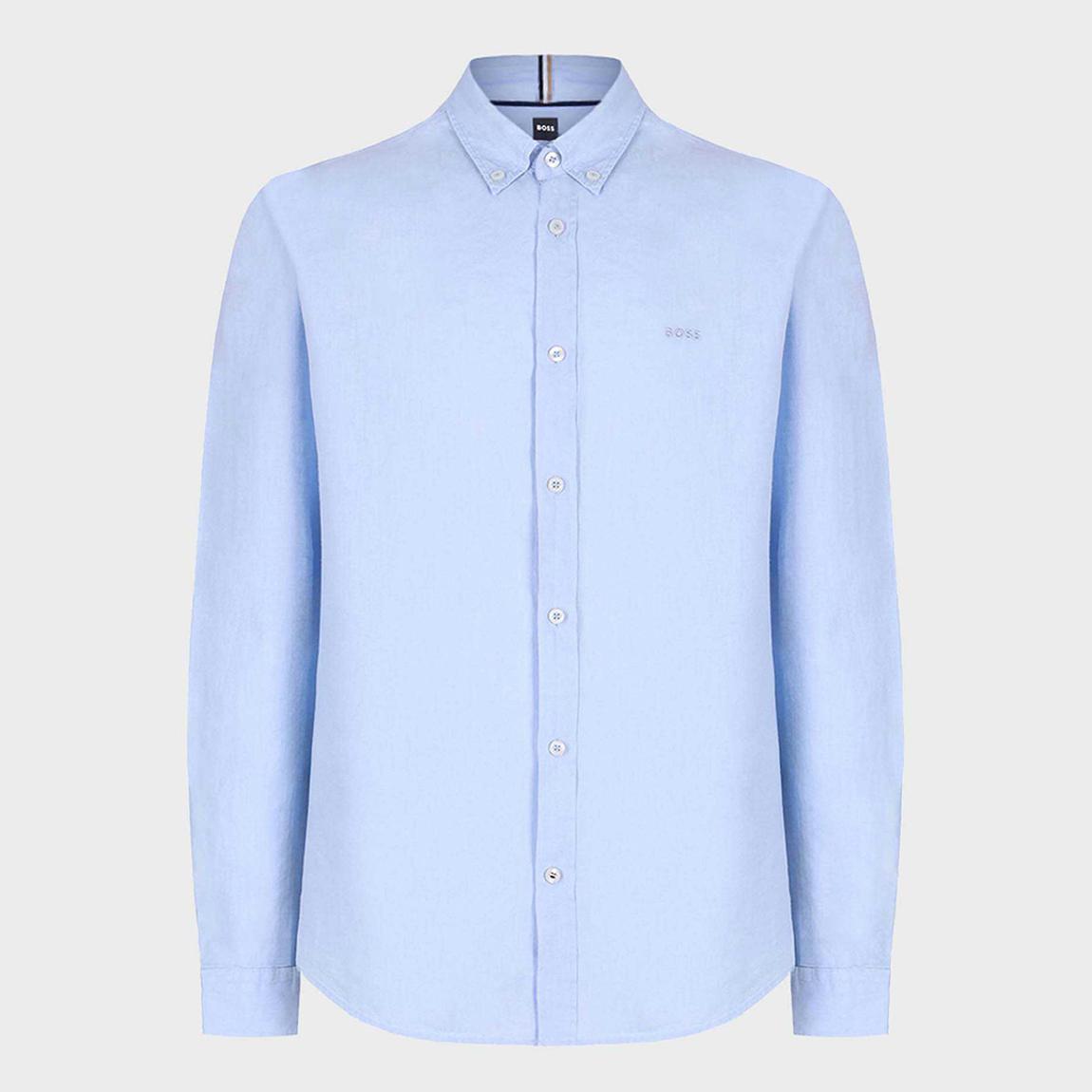 Blue Liam Linen Shirt main product photo