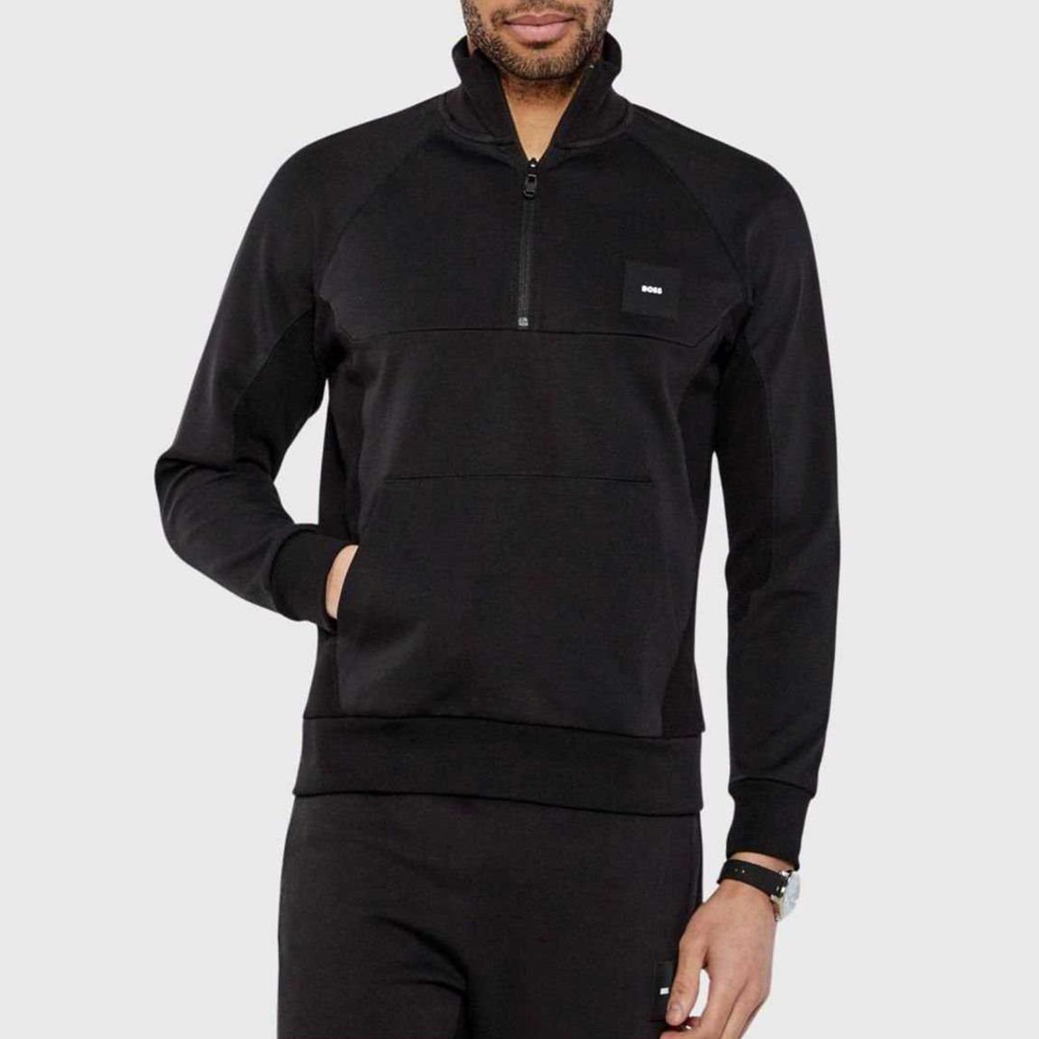 Black Sweat Rib Jacket main product photo