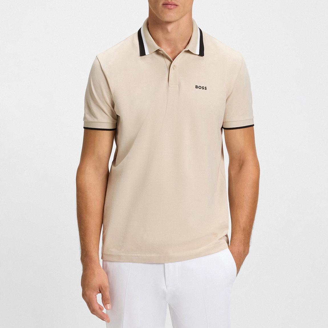 Beige Paddy Heritage Polo Shirt main product photo