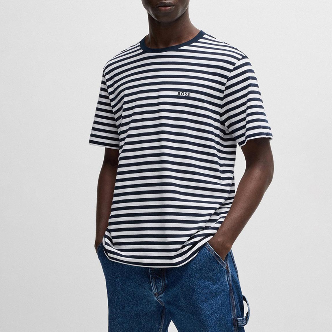 Navy Tales Stripe T-shirt main product photo