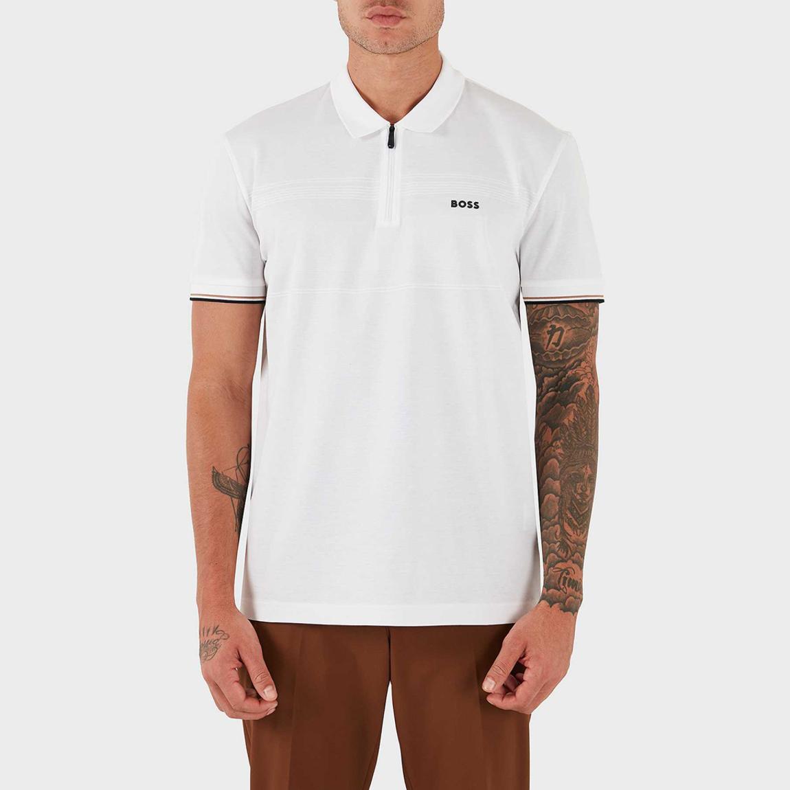 White Philix Pima Polo Shirt main product photo