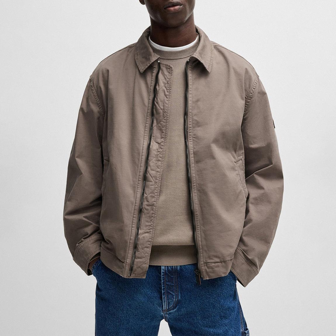 Grey/Brown Ocrush jacket main product photo