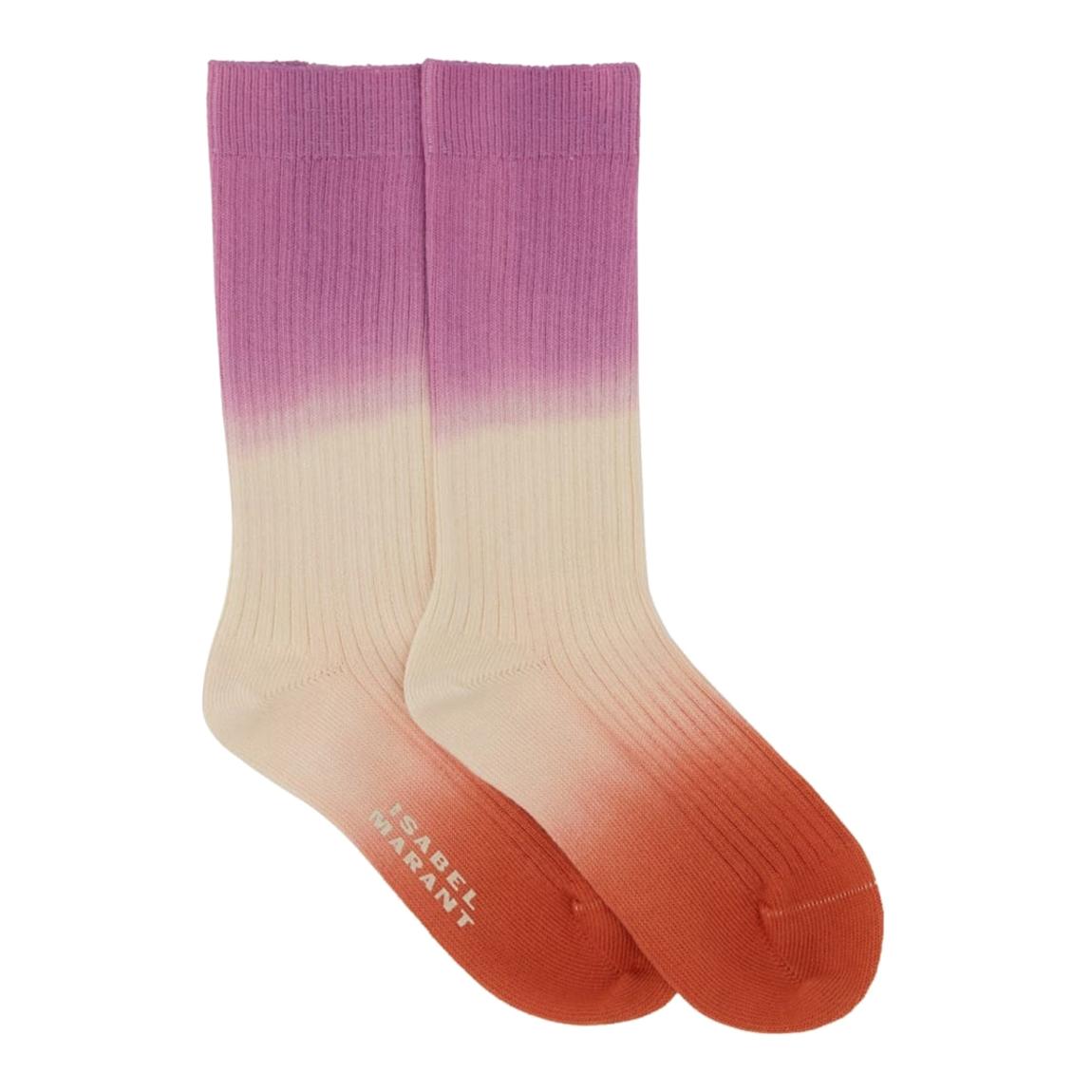 Multi-Coloured Isabel Marant Pink-Orange Ombre Mizia Socks main product photo