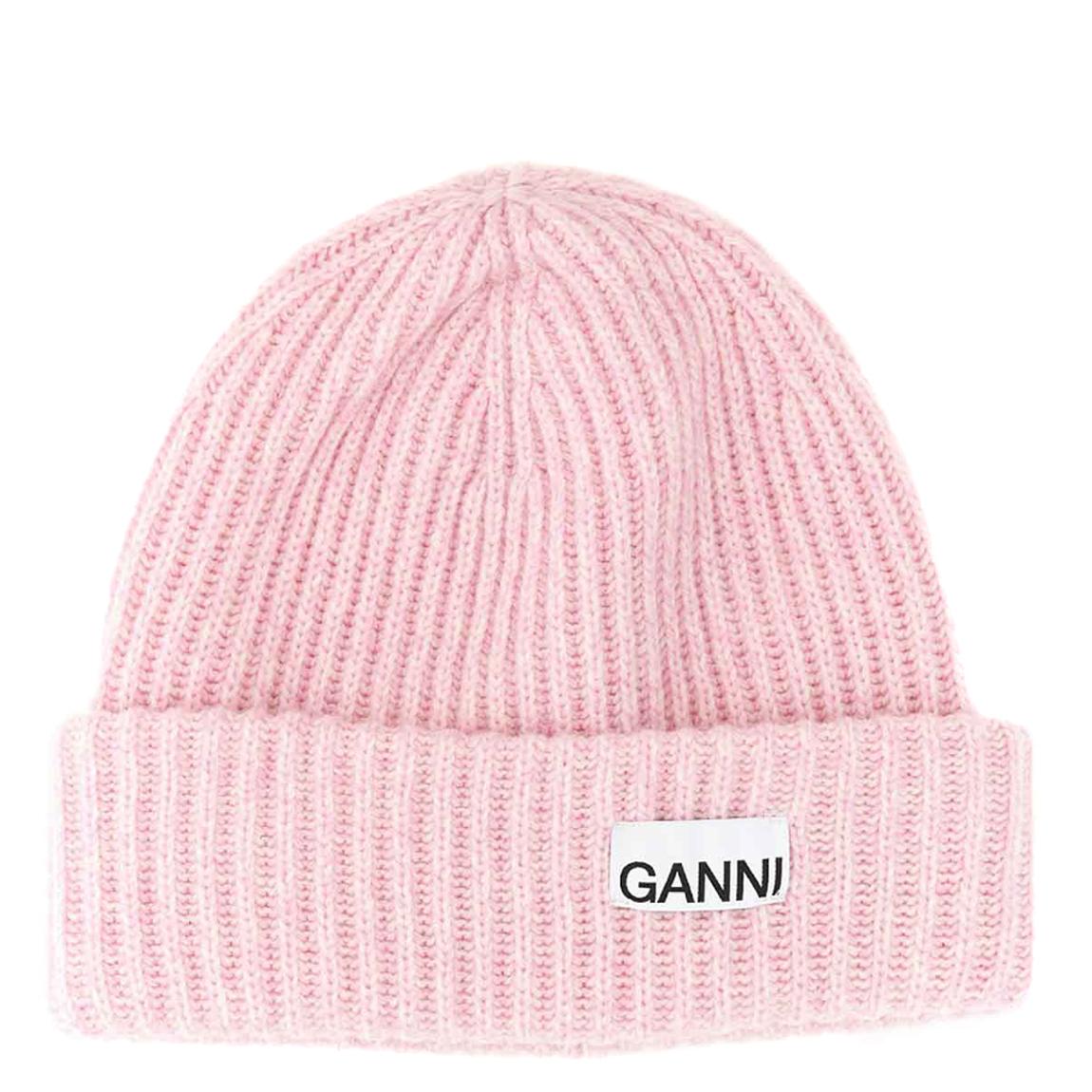 Pink Ganni Cappello Beanie main product photo