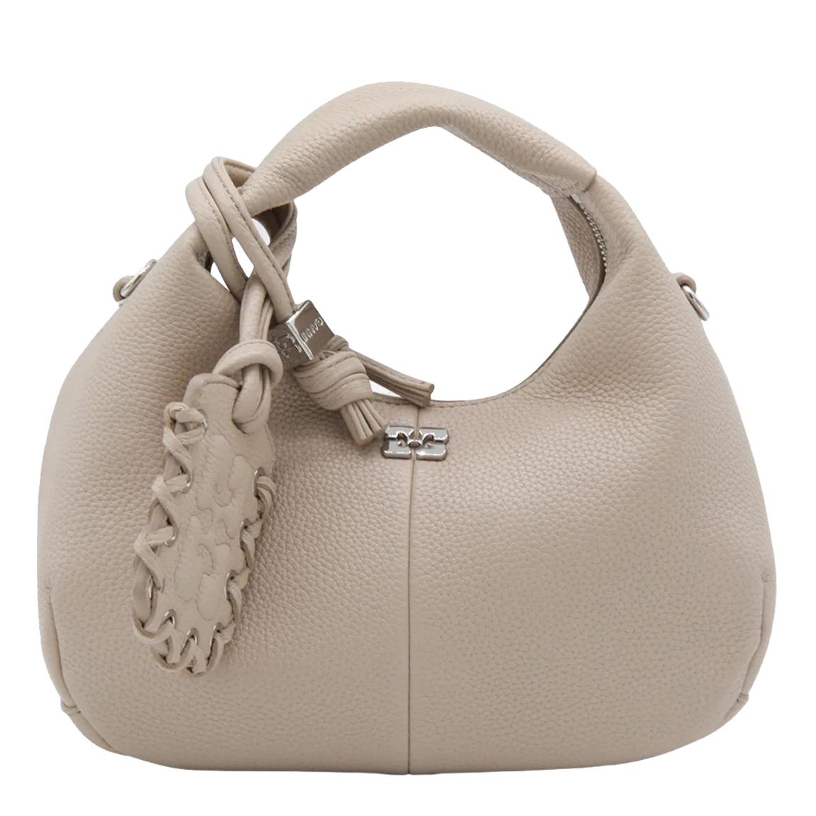 White Ganni Top Handle Bag main product photo