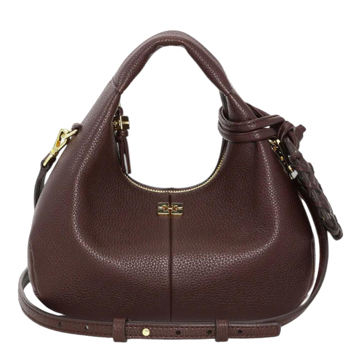 Red Ganni Mini Hobo Bag main product photo