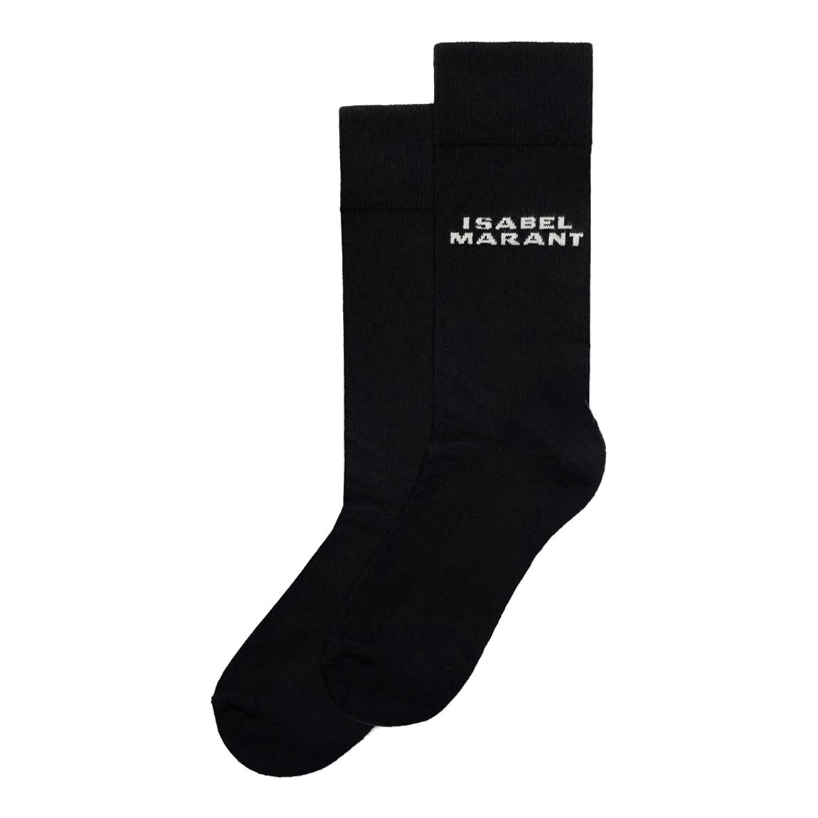 Black Isabel Marant Dawi Logo Socks main product photo