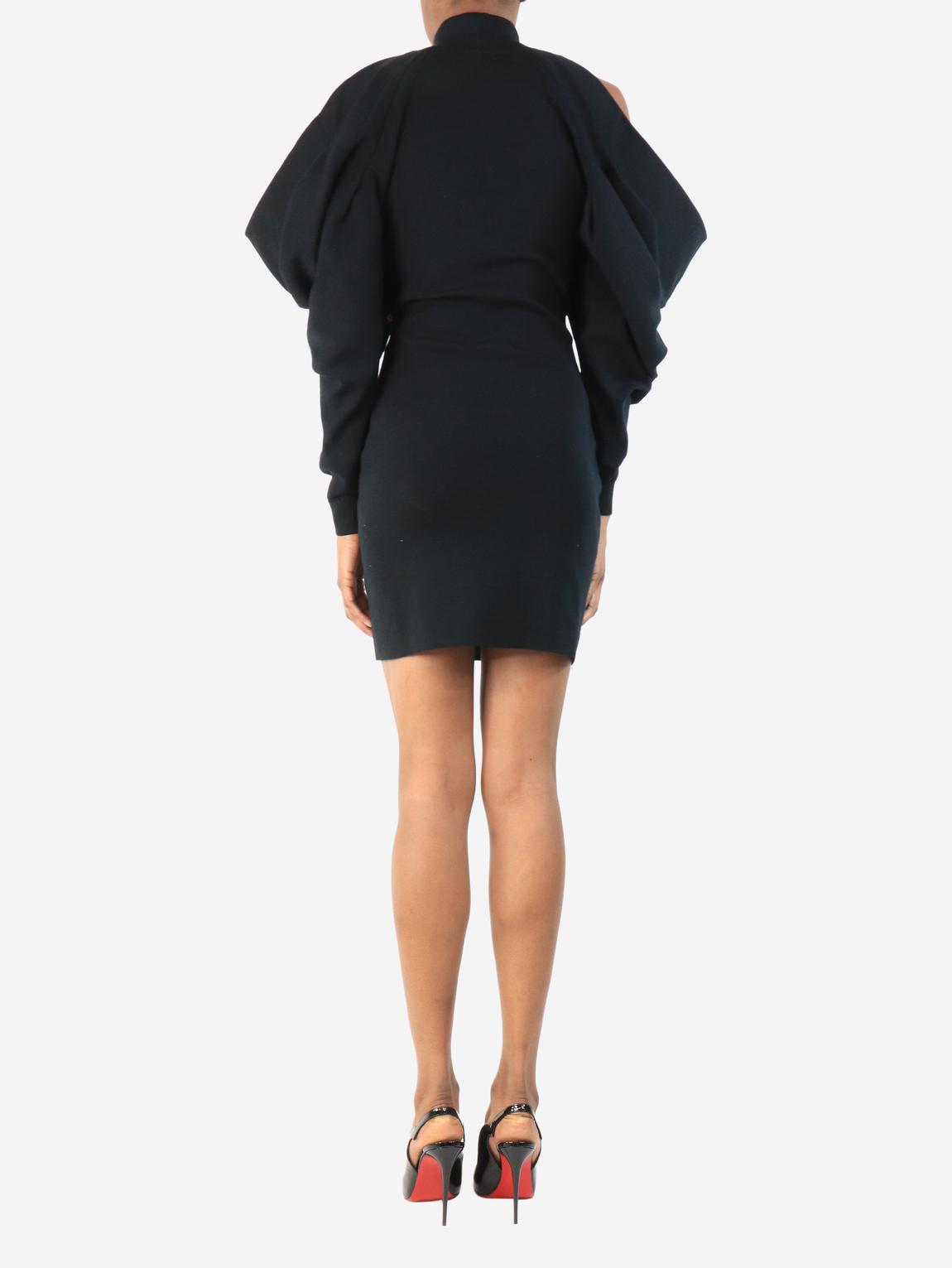 Black knit dress main product photo