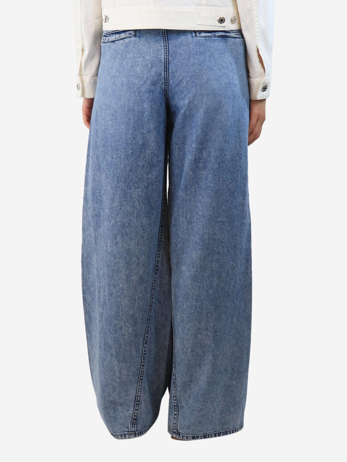 Blue baggy-fit jeans main product photo