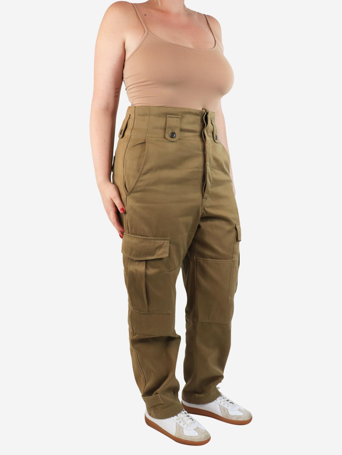 Khaki cargo trousers main product photo