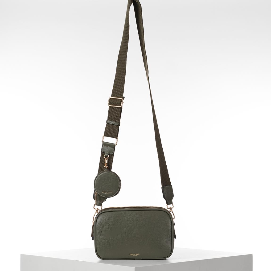 Khaki Siobhan Camera Crossbody Bag main product photo