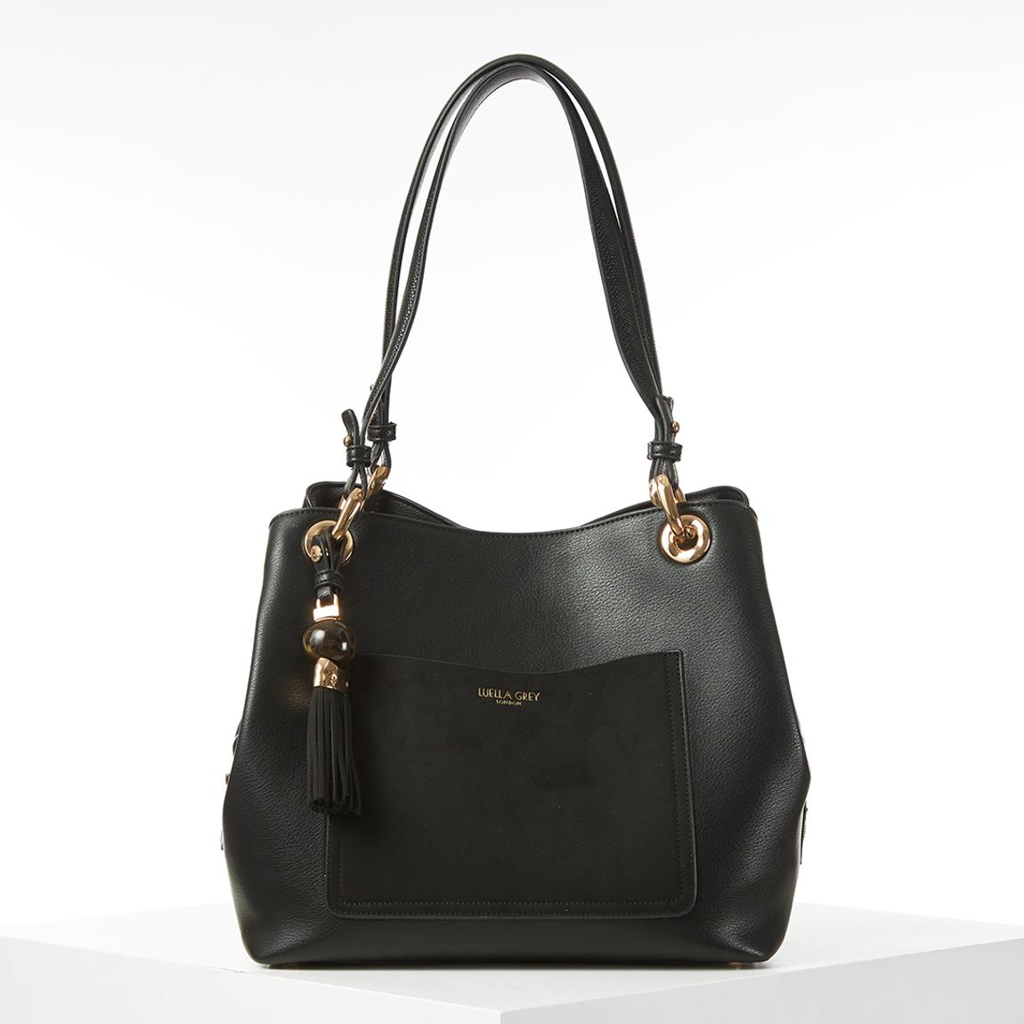 Black Sienna Hobo Tote Bag main product photo