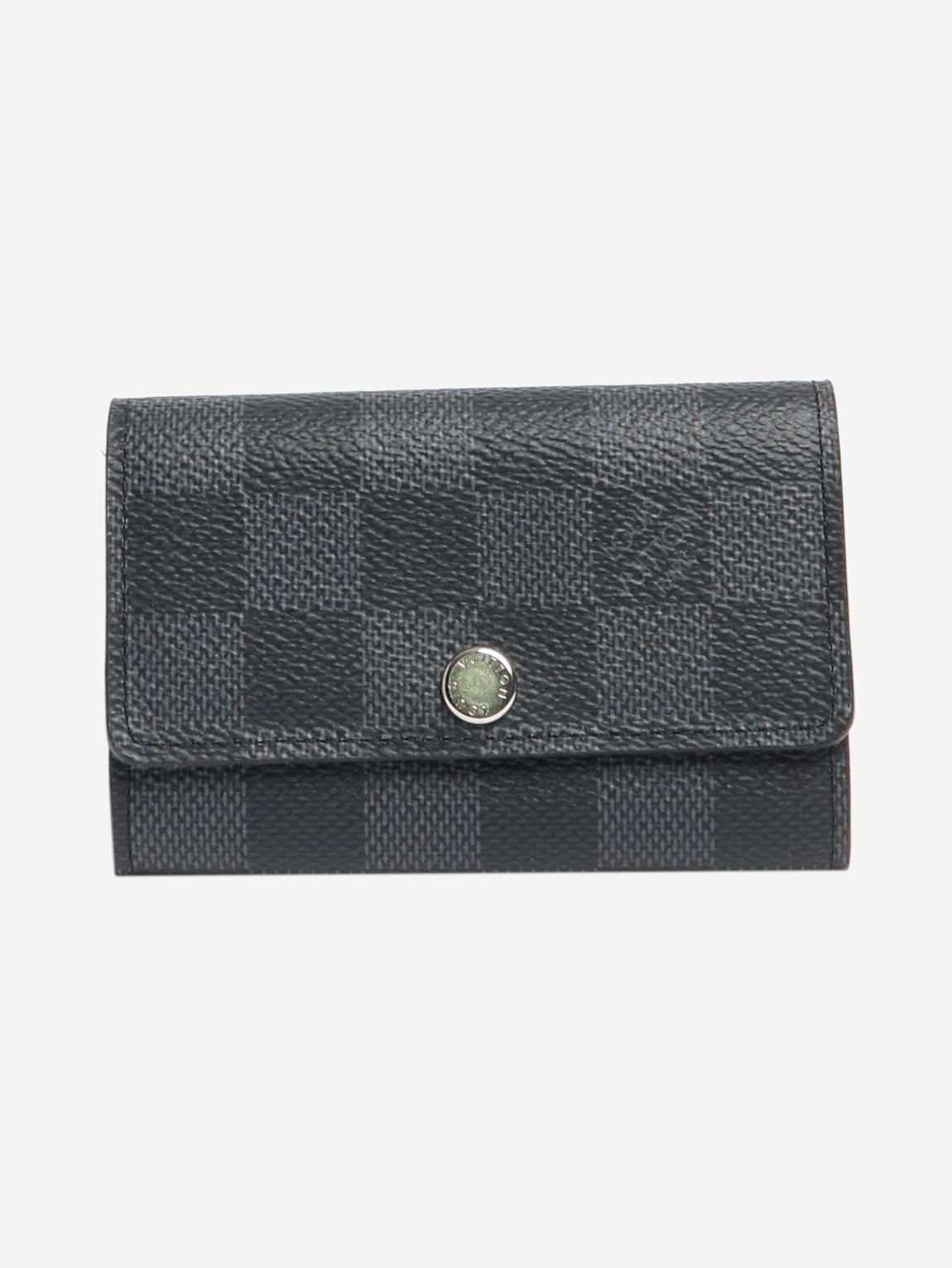 Black Damier Graphite key holder main product photo