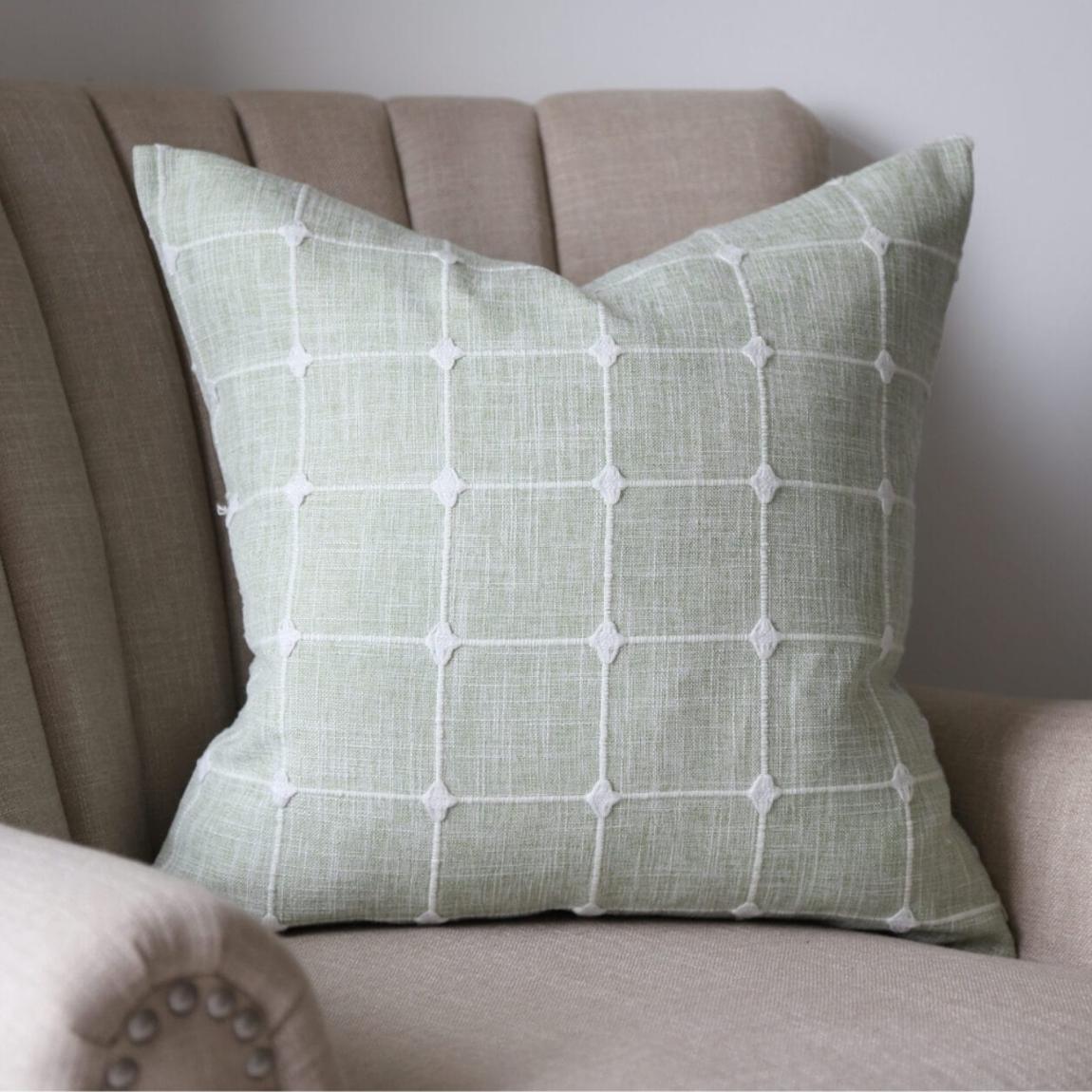 Rosie Sage Green Cushion 45x45 main product photo