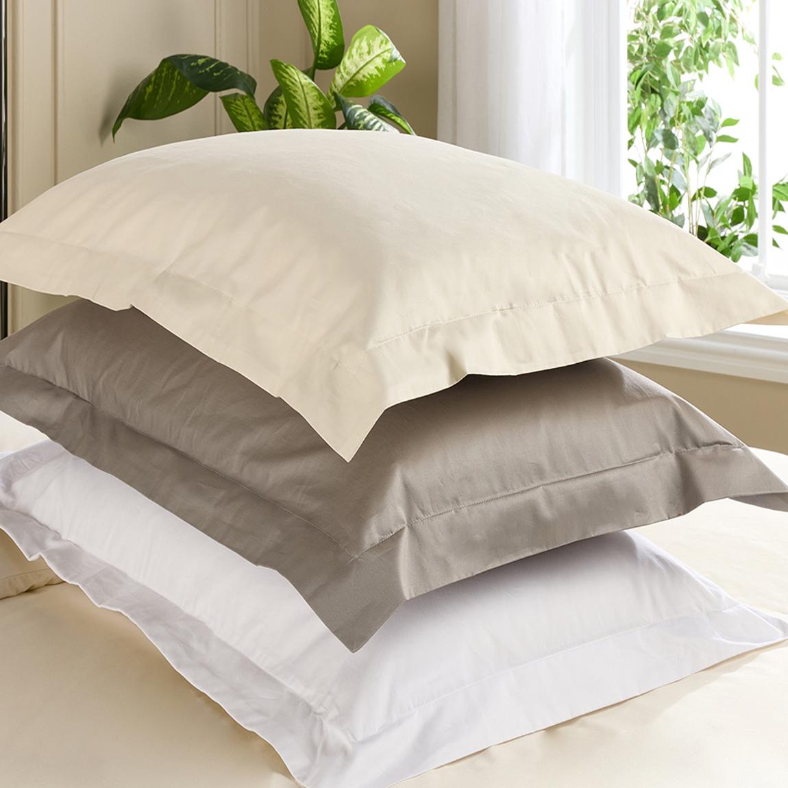 Hotel Pure Luxury 4 Star Oxford Pillowcase - Pair White main product photo