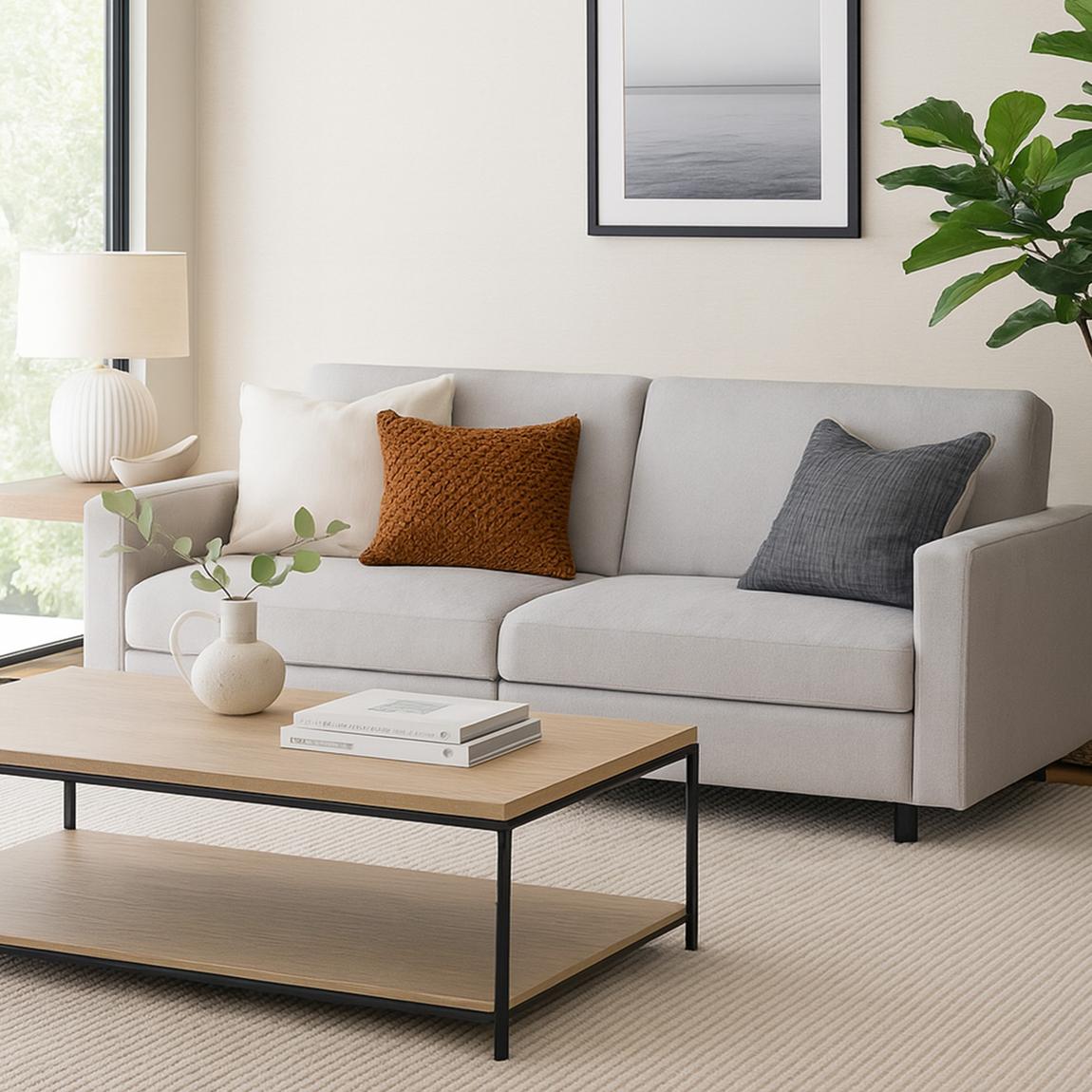 Vault Sofa Bed with Dual Storage, Grey main product photo