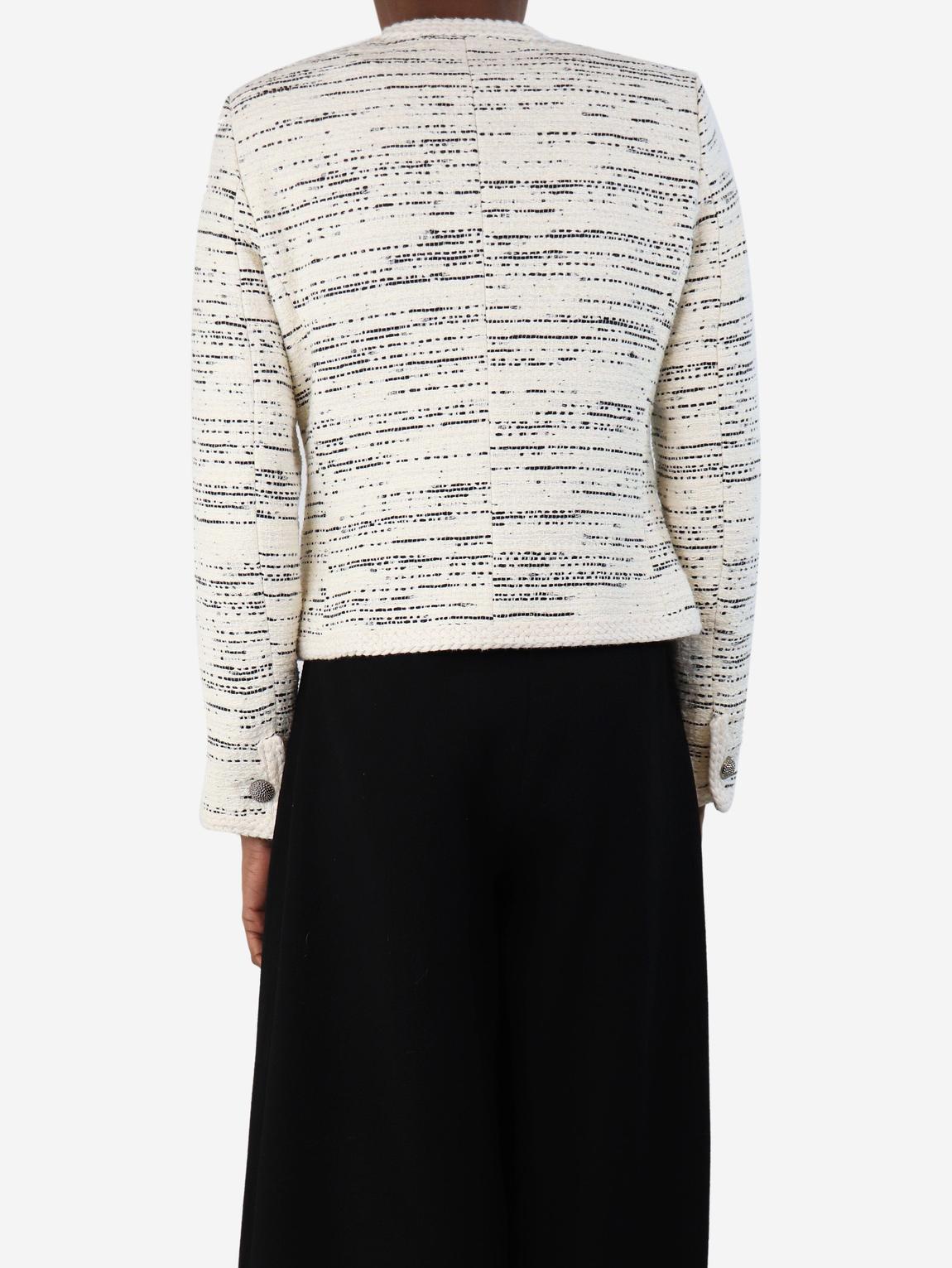 Ecru Roza tweed jacket main product photo