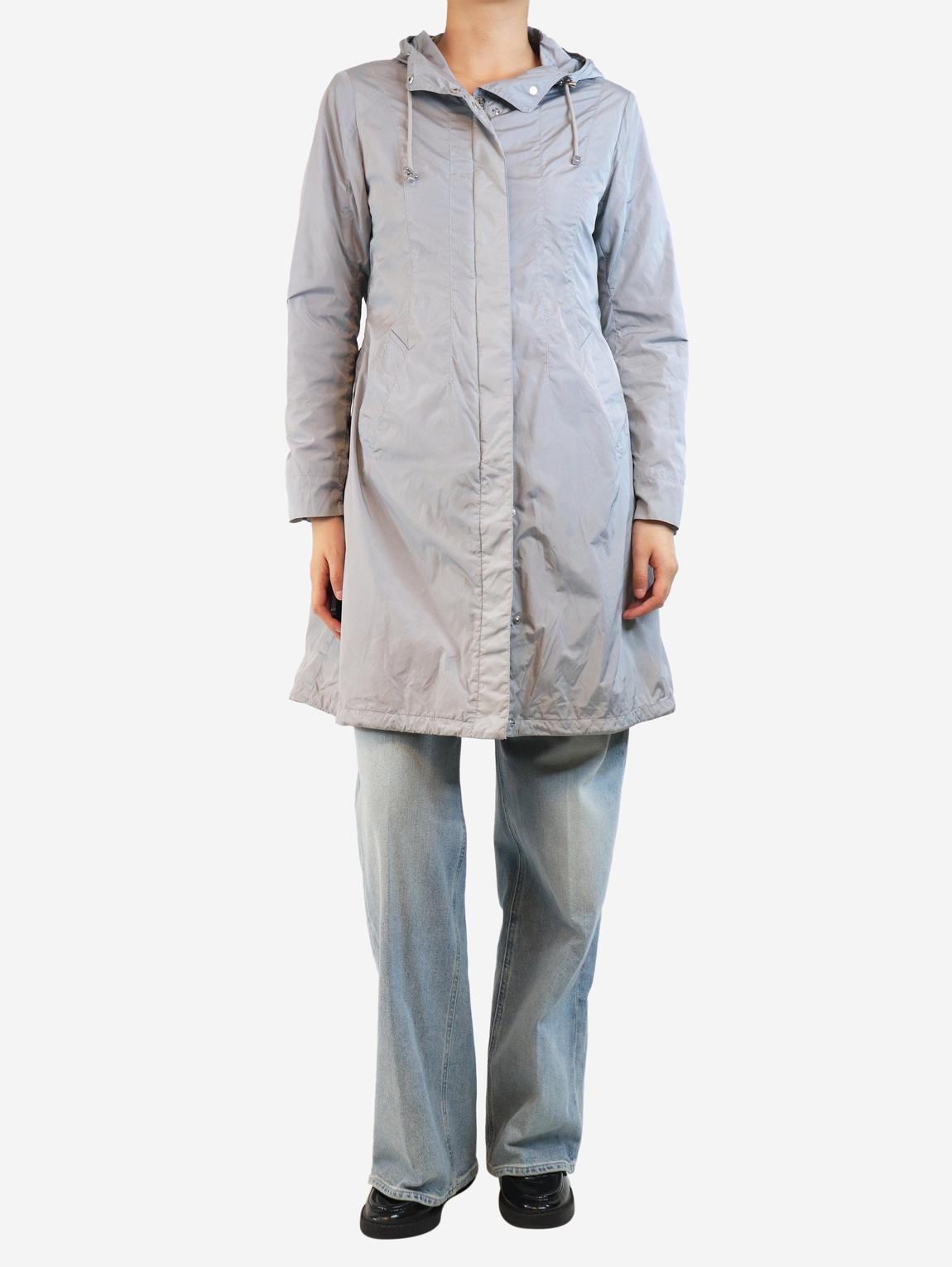 Grey lightweight shell parka main product photo