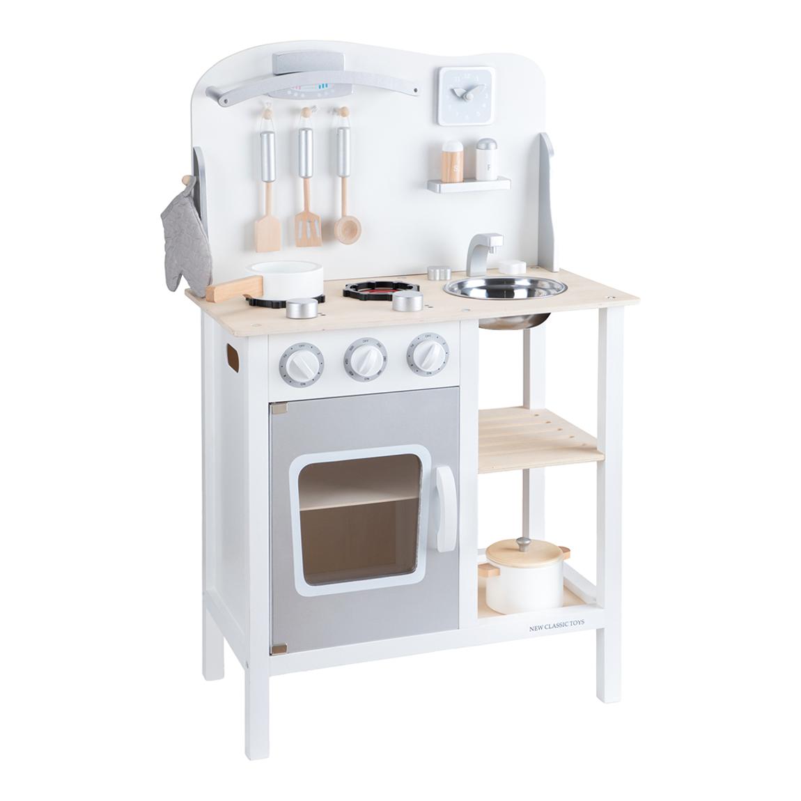White & Grey Kitchenette with Accessories main product photo
