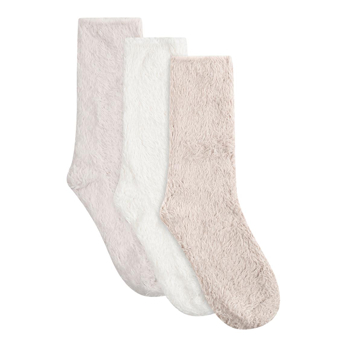 3 Pack Womens Cozy Crew Socks main product photo