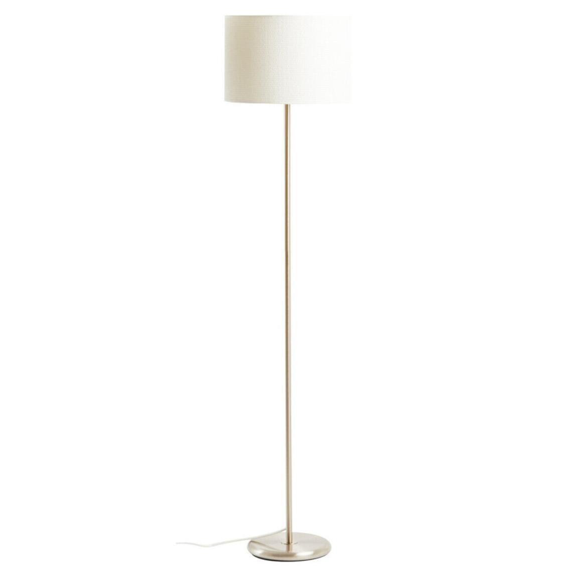 Forma Cream Waffle Effect Shade Floor Lamp main product photo