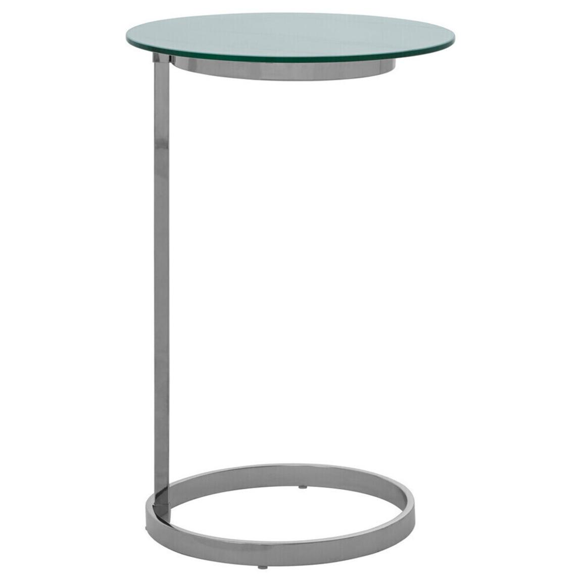 Oria End Table With White Marble Effect Top main product photo