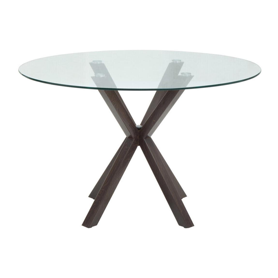 Salford Dining Table With Black Wood Effect Metal Legs main product photo