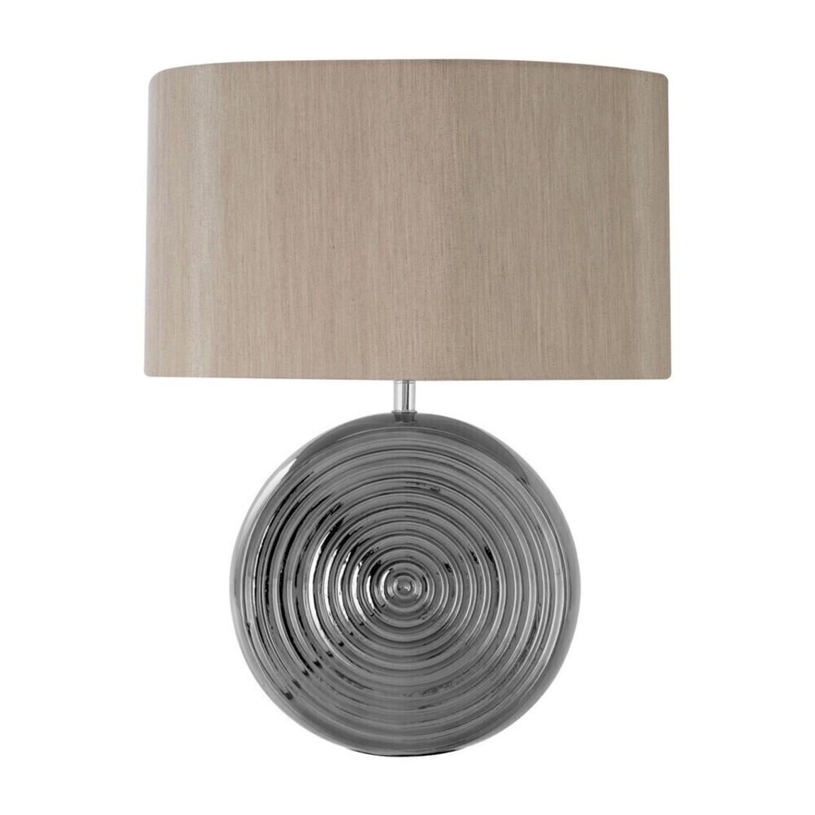 Jessica Silver Ceramic Table Lamp main product photo