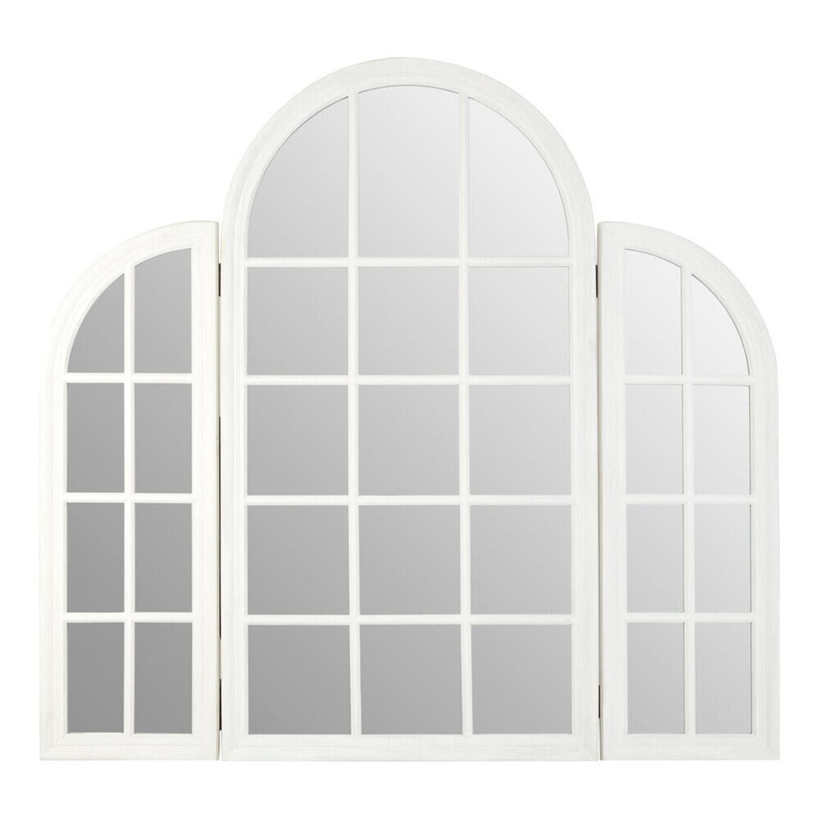 Fret White Finish Dressing Table Mirror main product photo