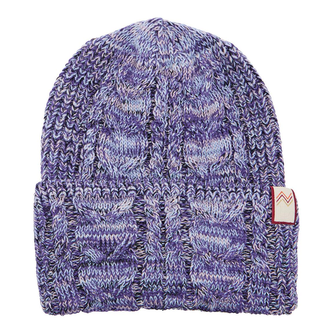 Purple Multi Mix Beanie Hat main product photo
