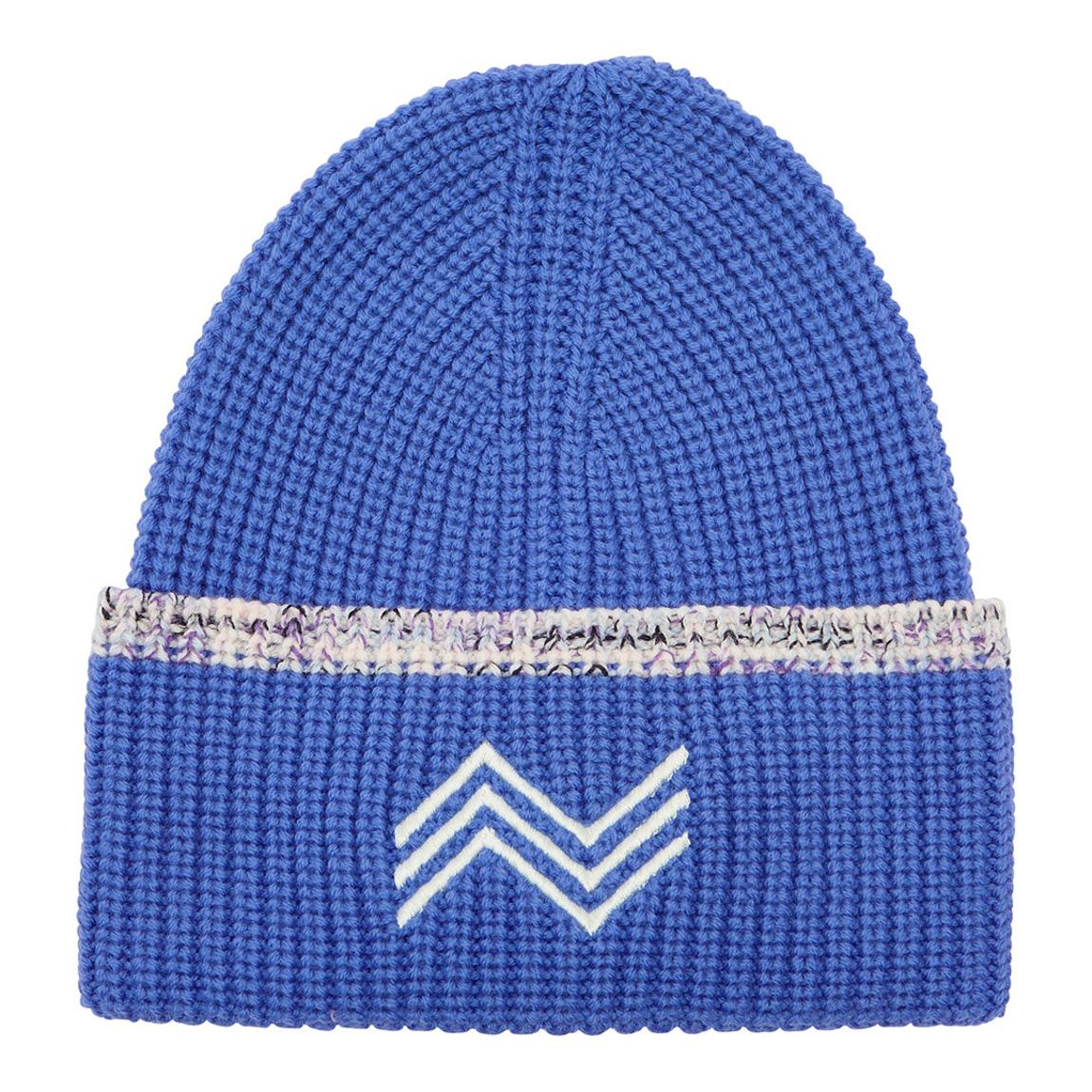 Blue Fold Over Beanie Hat main product photo