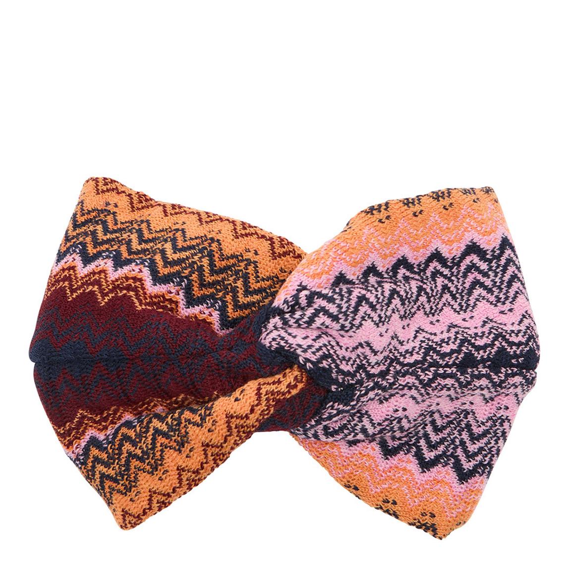 Orange & Purple Multi Knot Headband main product photo