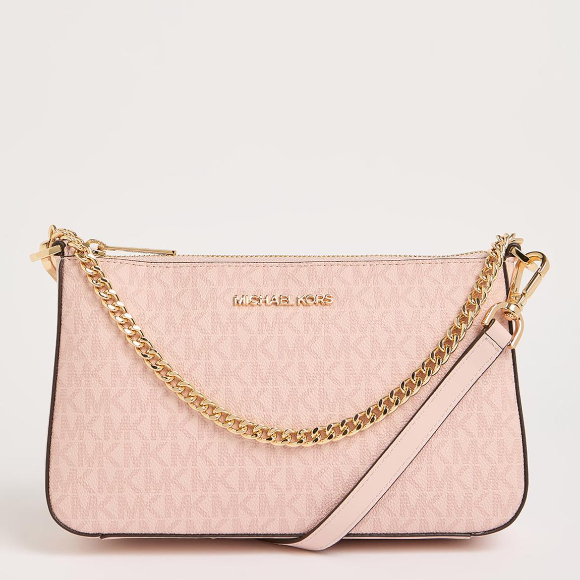 Michael Kors Powdered Blush Pink Jet Set Travel Crossbody Bag