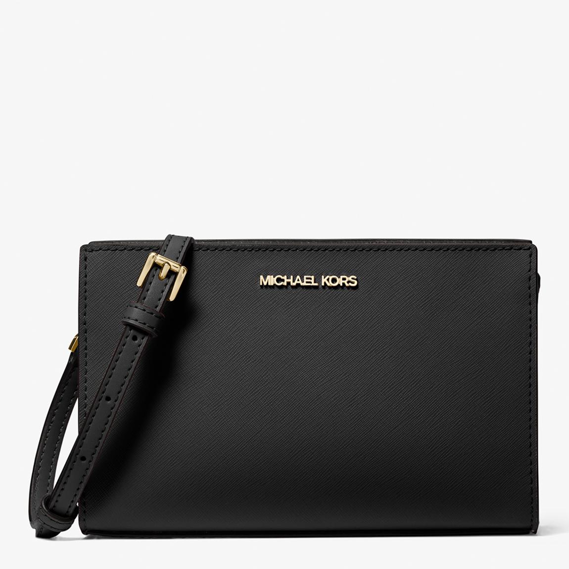 Michael Kors Black Sheila Small Crossbody Bag - BrandAlley