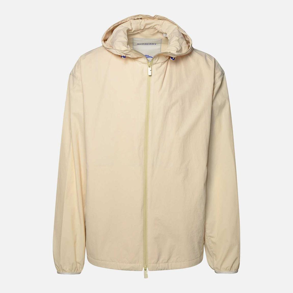 Beige Hooded Rain Jacket main product photo