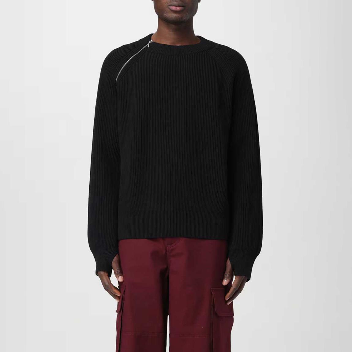 Black Zip Detail Sweatshirt main product photo
