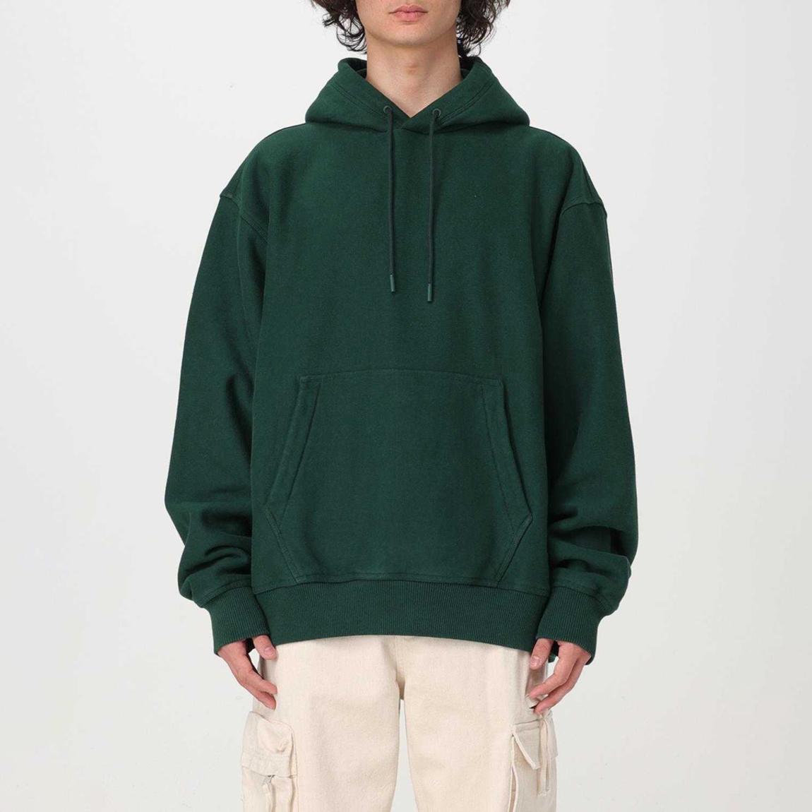 Green Oversized Logo Hooded Sweatshirt main product photo