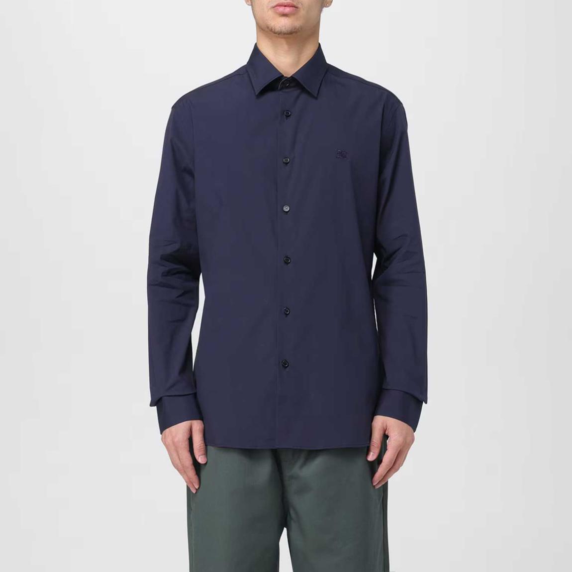 Navy Sherfield Cotton Shirt main product photo