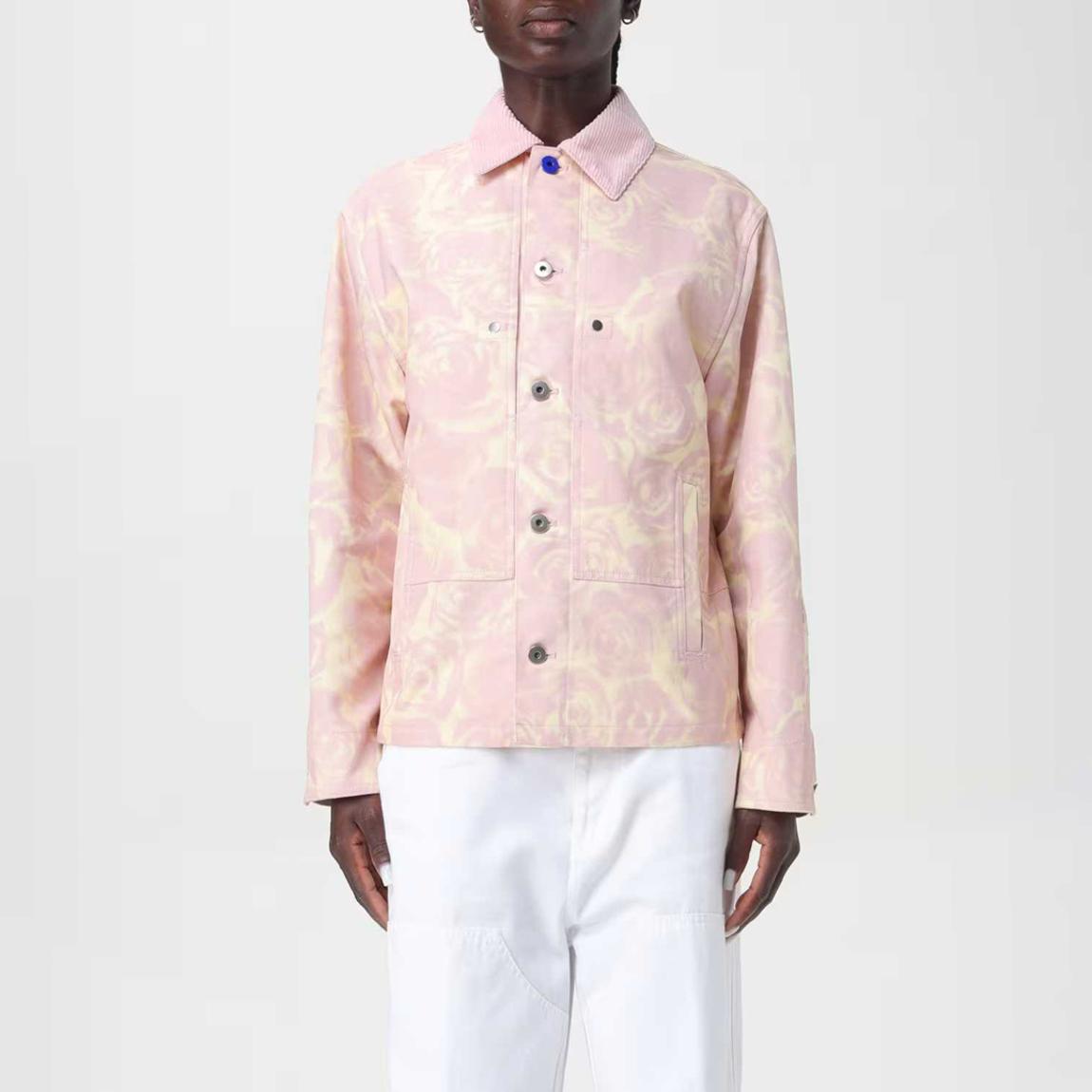 Pink Printed Utility Jacket main product photo
