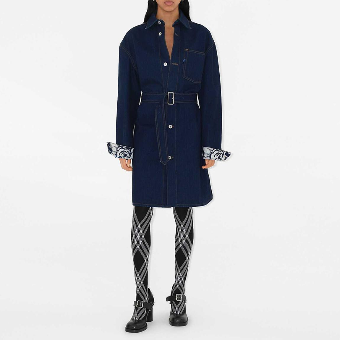 Navy Collared Belt Dress main product photo