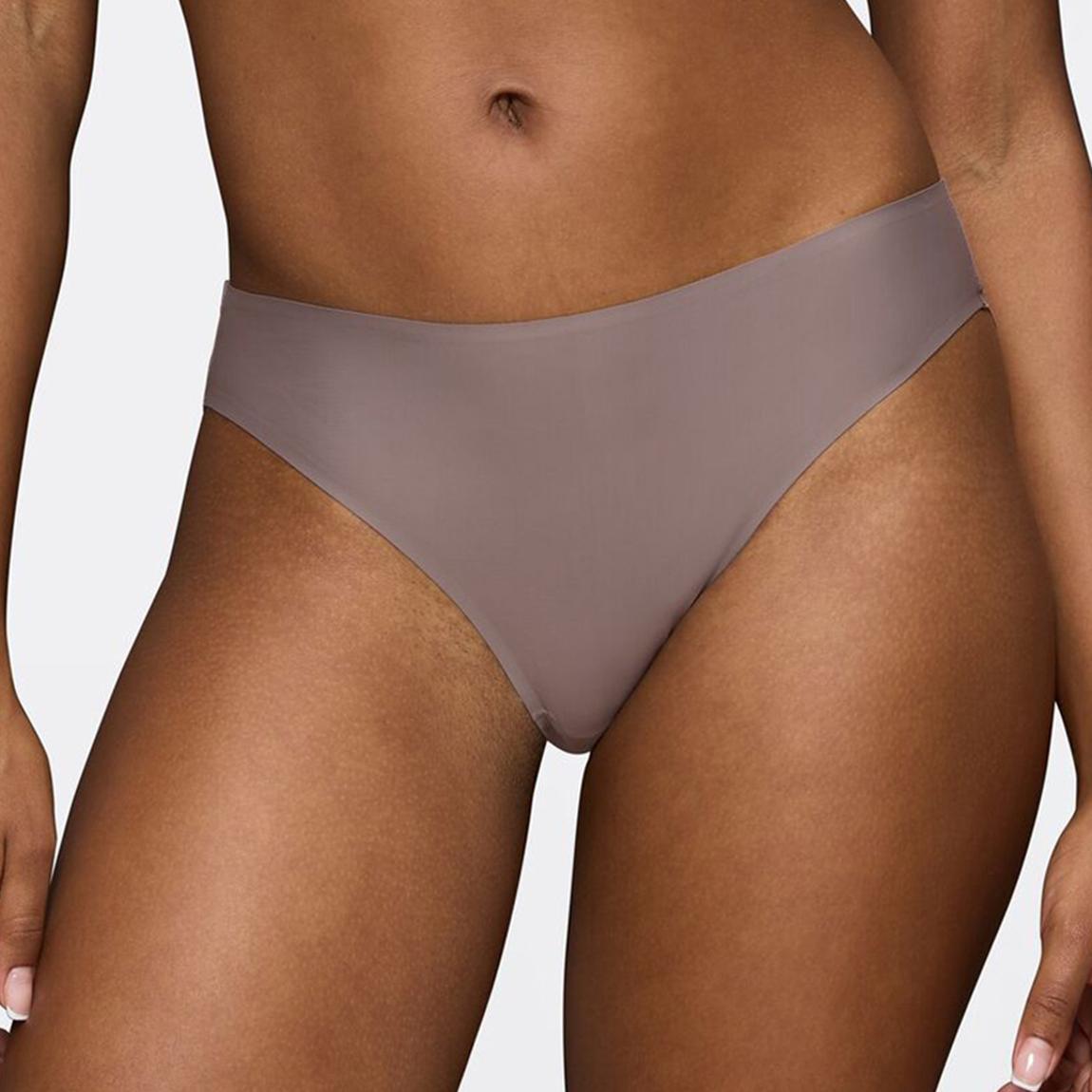 Pigeon Grey Body Make-Up Illusion Highleg Tai Knickers main product photo